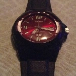 Casio mens black watch